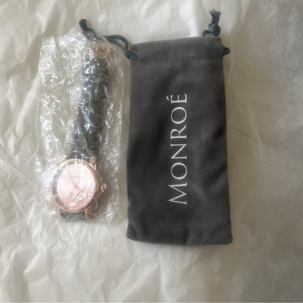 New Monroe rosegold watch